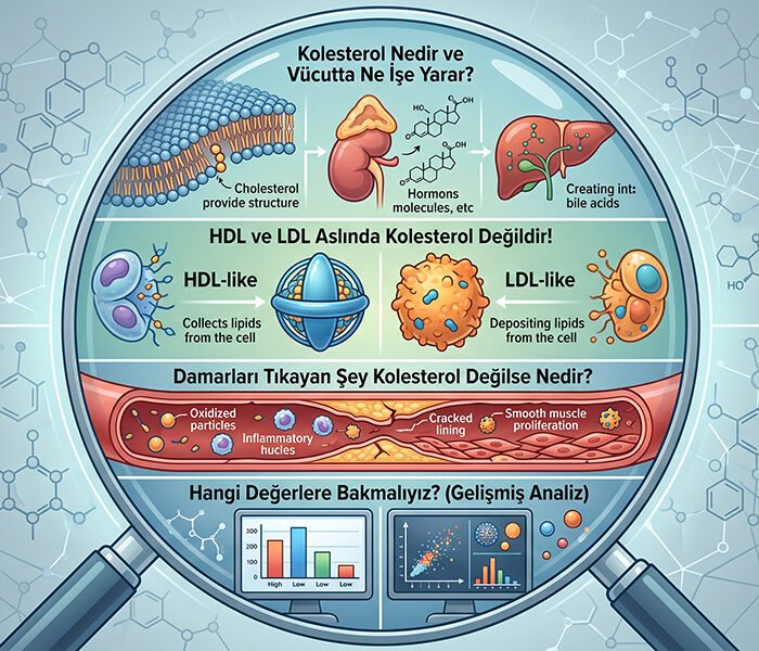 Kolesterol Gerçekten Düşman mı? HDL/LDL Doğru Anlaşılıyor mu?